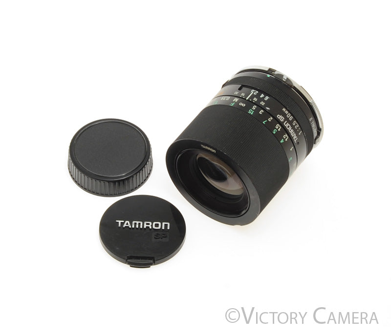 Tamron SP 90mm f2.5 Macro Adaptall Lens w/ Adaptall 2 for Nikon AI [EXC] - Victory Camera