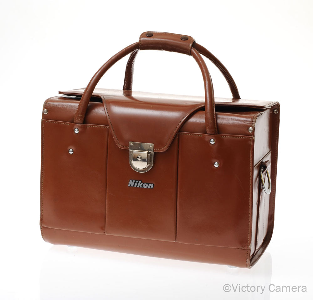 Nikon FB-11 Brown Leather System Camera Case for F F2 [GOOD] - Victory Camera