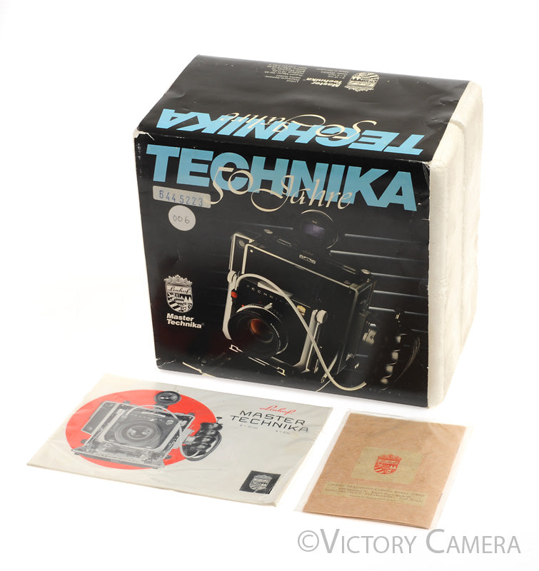 Linhof Master Technika Gold 4x5 View 50 Jahre / Year Anniversary Camera  -Mint- [MINT] - Victory Camera