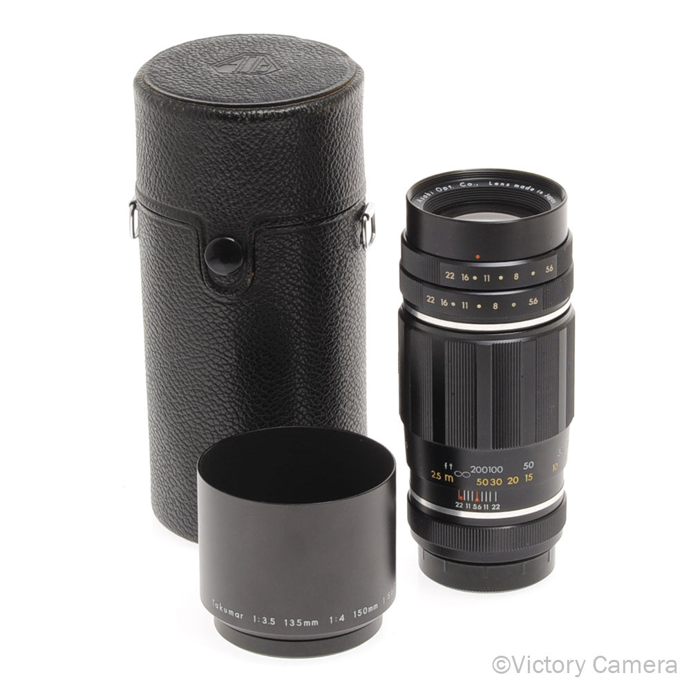 Pentax Asahi Tele-Takumar 200mm f5.6 Preset Telephoto Lens for M42 [EXC] - Victory Camera