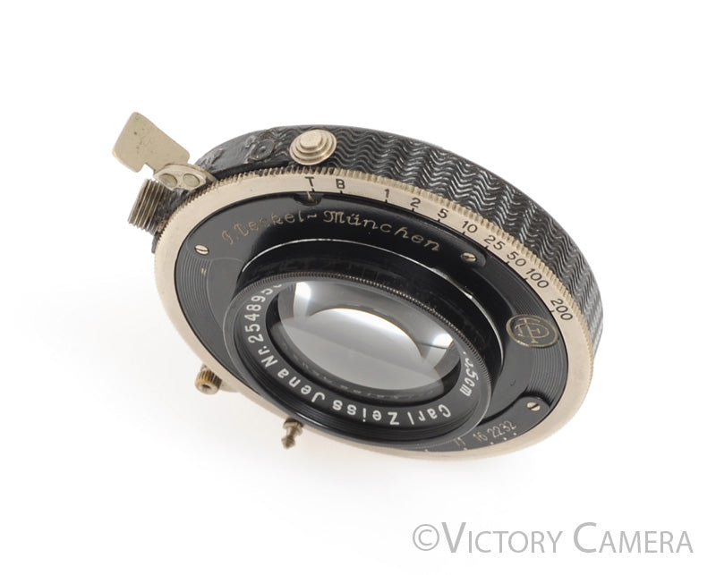 Zeiss Tessar 13.5cm 135mm f4.5 4x5 View Camera Lens -Clean, Strong Shutter-
