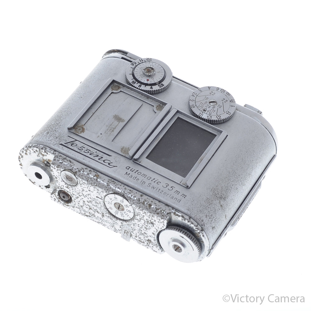 Tessina Automatic 35mm Chrome Spy Camera [AS-IS] image 4