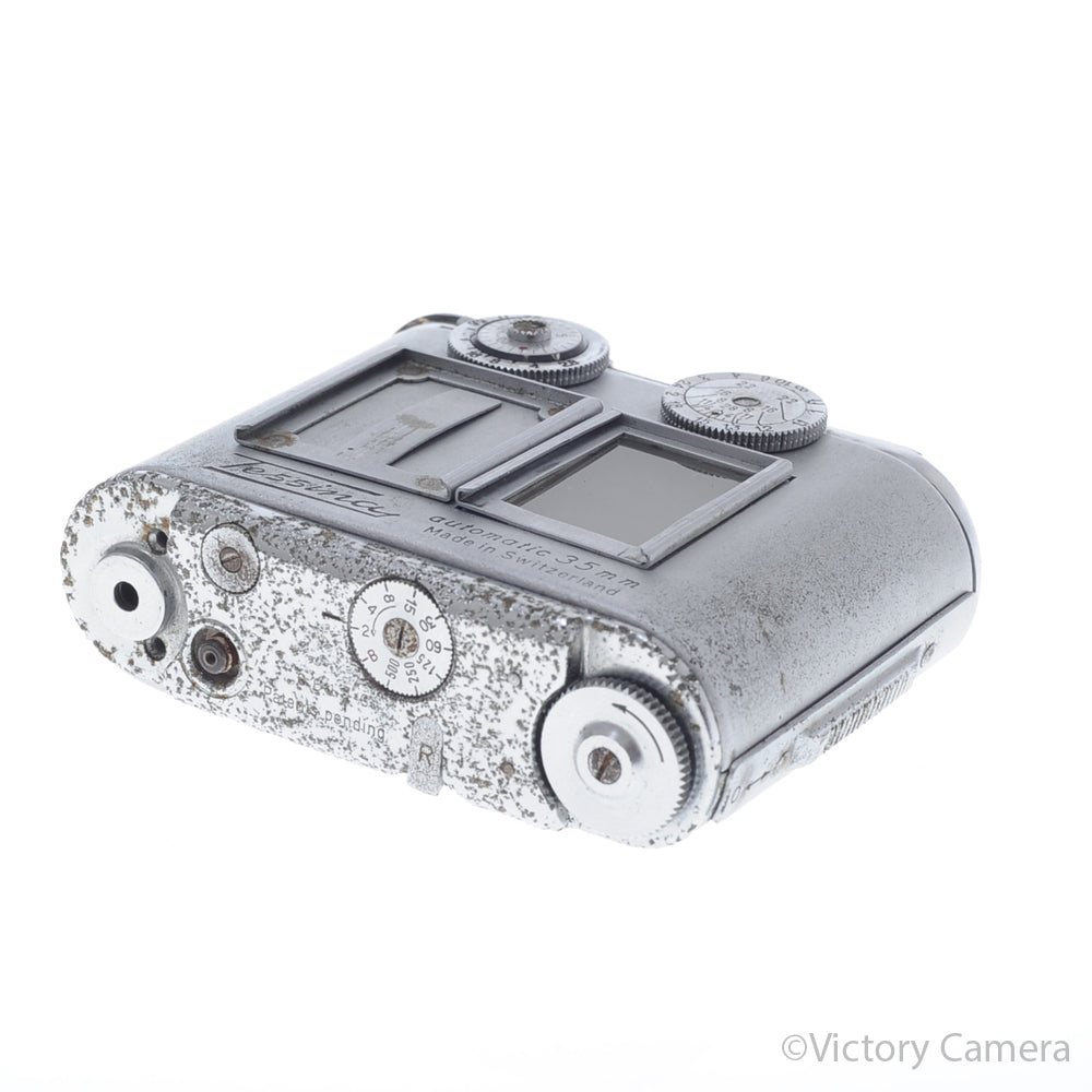 Tessina Automatic 35mm Chrome Spy Camera [AS-IS] image 6