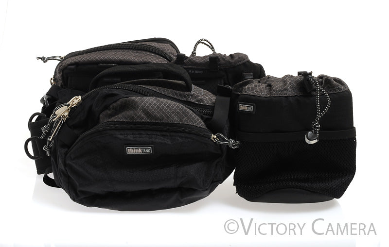 ThinkTank Photography Speed Belt XL Loaded with Shoulder Straps &amp; Bags [EXC] - Victory Camera