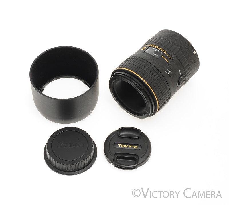 Tokina AT-X Pro 100mm f2.8 D Macro Lens for Canon EOS EF [EXC+] - Victory Camera