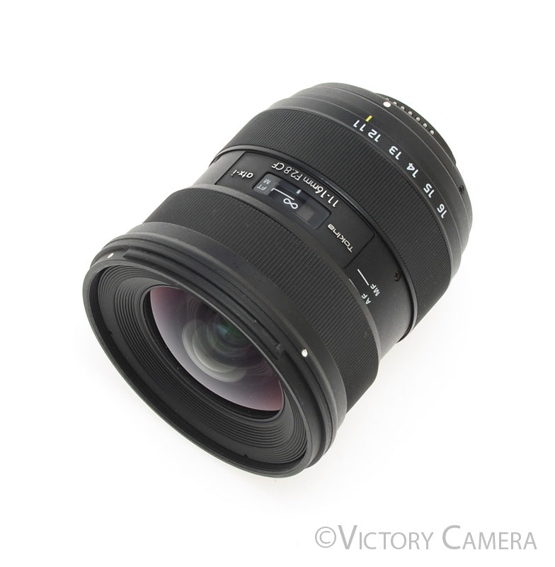 Tokina 11-16mm f2.8 CF atx-i Wide Angle Zoom Lens for Nikon DX [EXC+] - Victory Camera