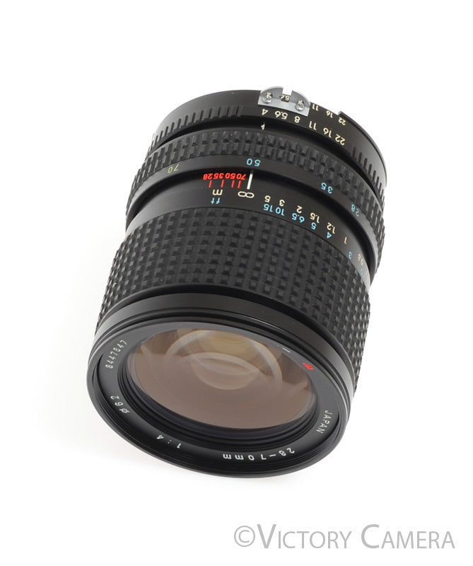 Tokina RMC 28-70mm f4 Wide Angle Zoom Lens for Nikon AI -Clean- - Victory Camera