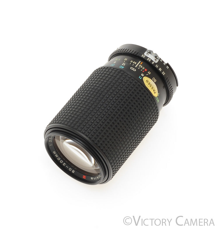 Tokina RMC 80-200mm f3.5-4.5 Telephoto Zoom Lens for Nikon AI-S [EXC+] - Victory Camera