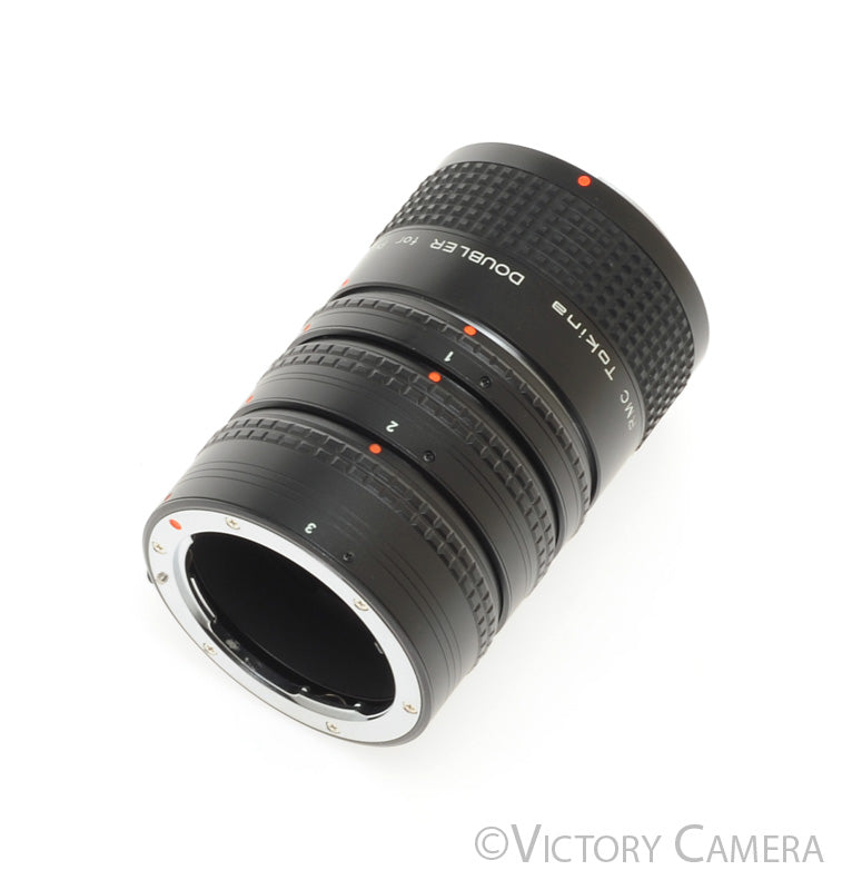 Pentax K Mount Macro Extension Tube Set 1, 2, & 3 + 2x Teleconverter [MINT-] - Victory Camera