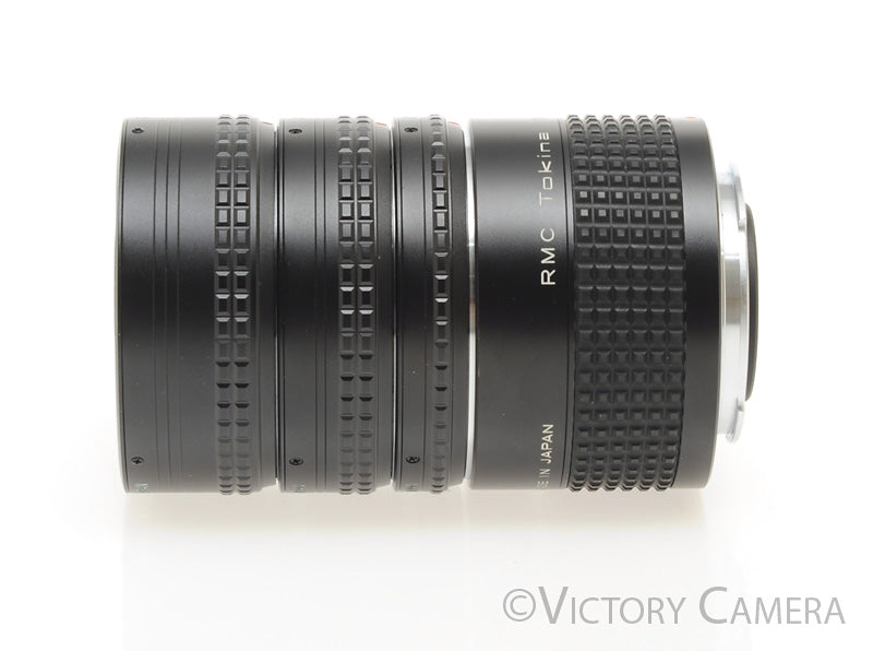 Pentax K Mount Macro Extension Tube Set 1, 2, &amp; 3 + 2x Teleconverter [MINT-] - Victory Camera