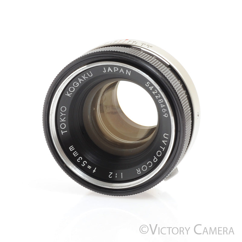 Topcon UV Topcor 53mm f2 Tokyo Kogaku Prime Lens for UV Mount -Clean in Case- - Victory Camera