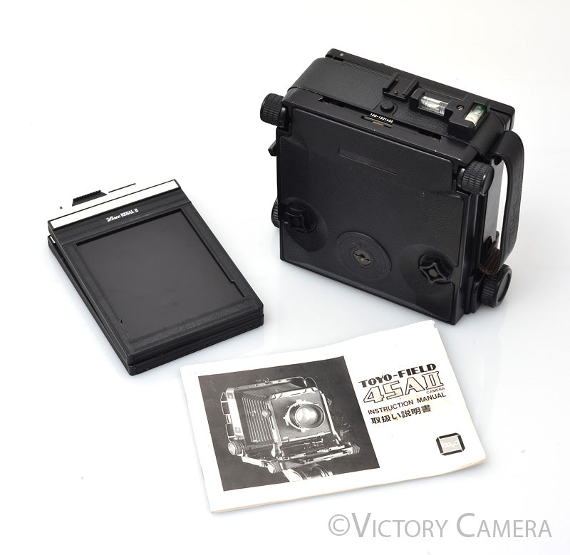 Toyo View 45AII 4x5 View Camera w/ Two Film Holders [EXC] - Victory Camera