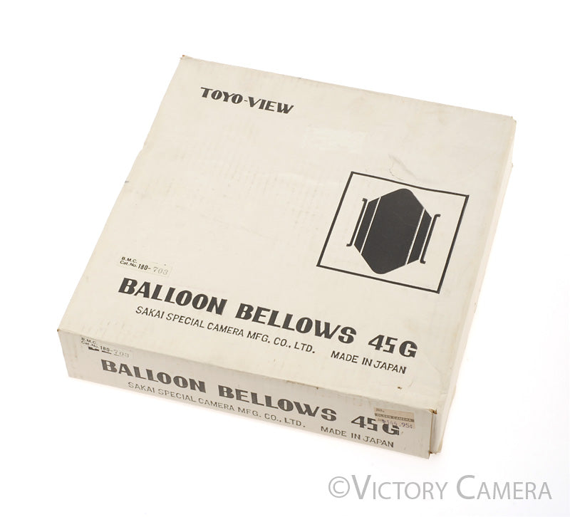 Toyo-View Balloon Bellows 4x5 for 45G [MINT] - Victory Camera