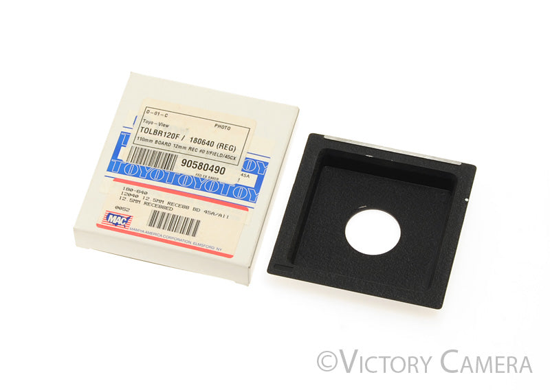 Toyo Toyo-View 4x5 View Camera #0 Recessed Lens Board [EXC+] - Victory Camera