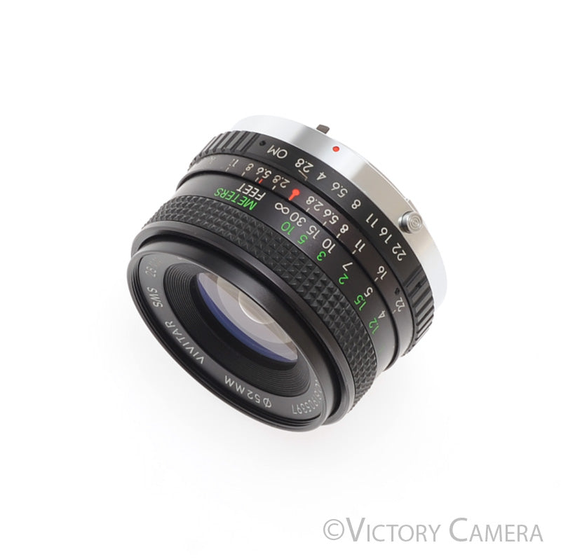 Vivitar SMS 28mm f2.8 MC Wide Angle Lens For Olympus OM [EXC] - Victory Camera