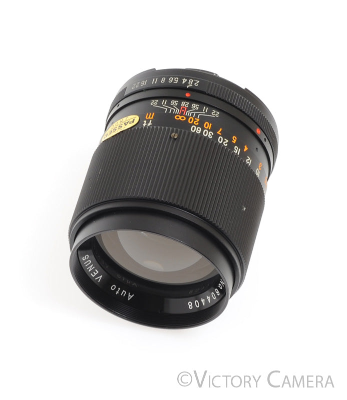 Venus 135mm f2.8 Macro Telephoto Prime Lens for Minolta w/ 2x Teleconverter [EXC] - Victory Camera