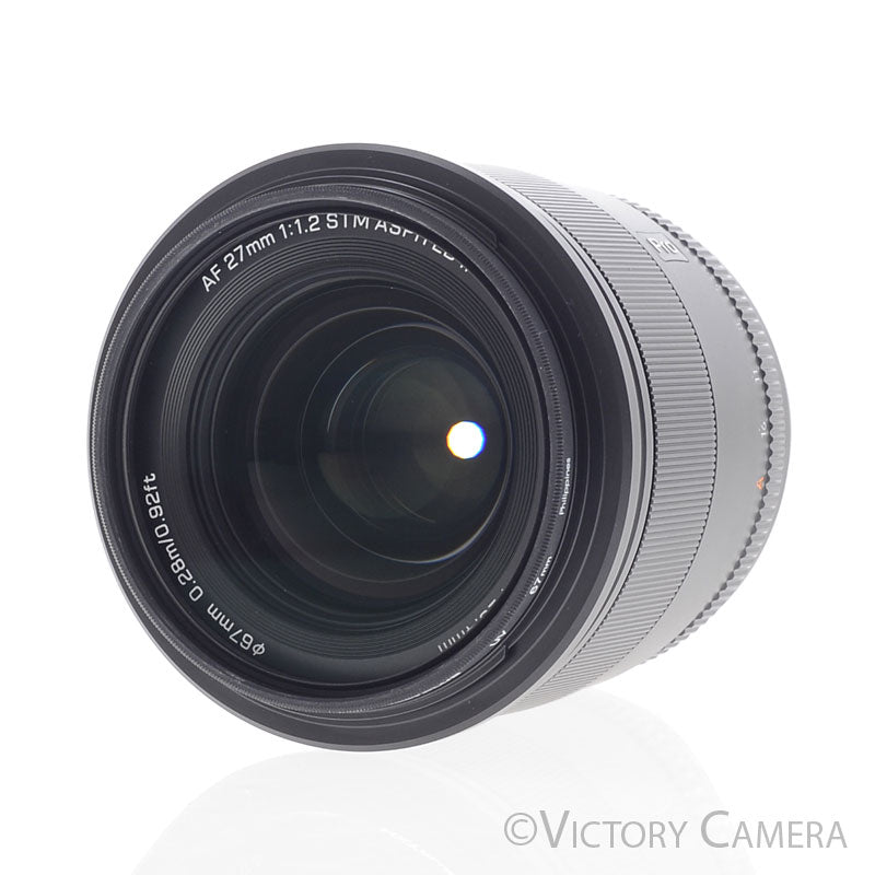 Viltrox 27mm f1.2 APS-C Autofocus Prime Lens for Fujifilm X Mount [EXC+] - Victory Camera