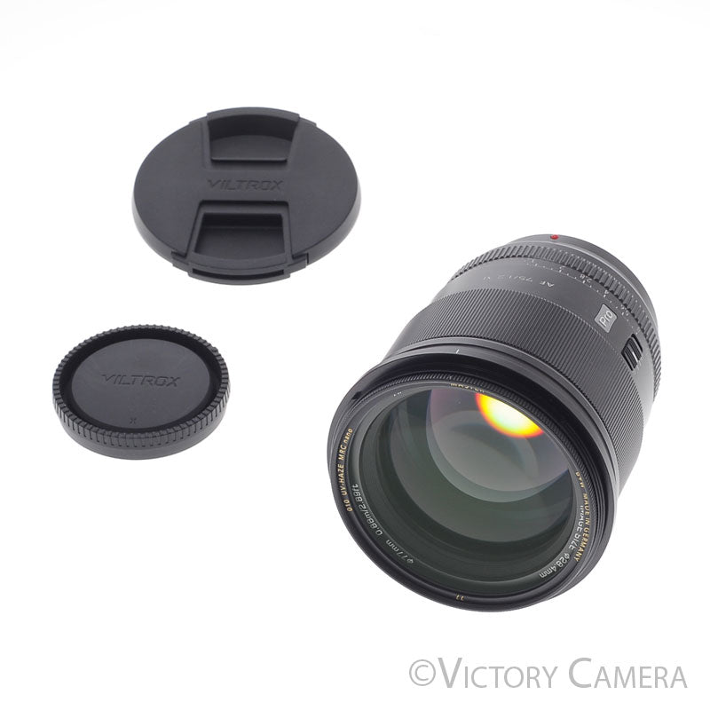 Viltrox 75mm f1.2 APS-C Autofocus Fast Prime Lens for Fujifilm X Mount [EXC+] - Victory Camera
