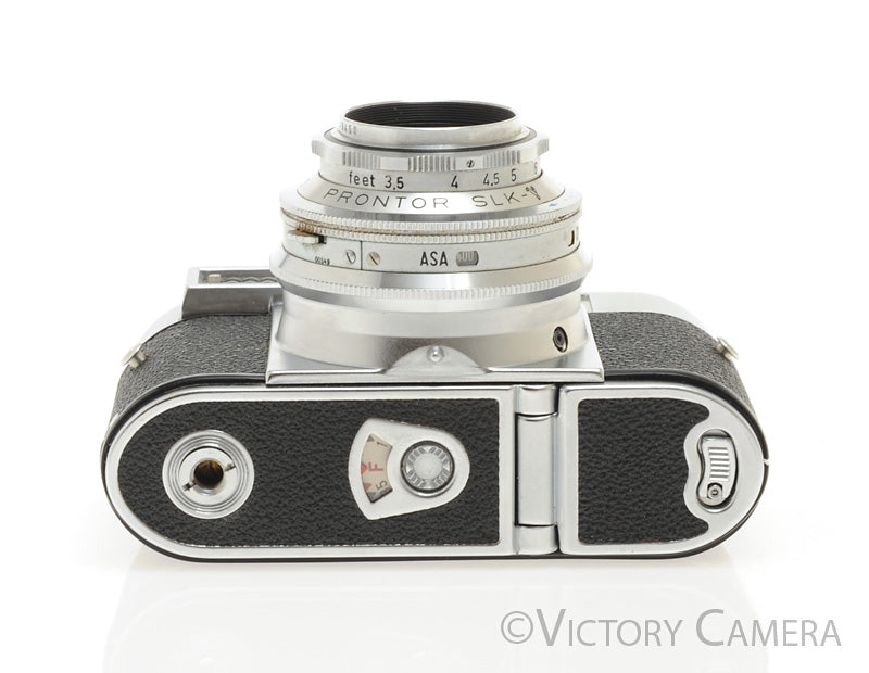 Voigtlander Vitomatic I Chrome 35mm Camera w/ 50mm f2.8 Lens [MINT-] - Victory Camera