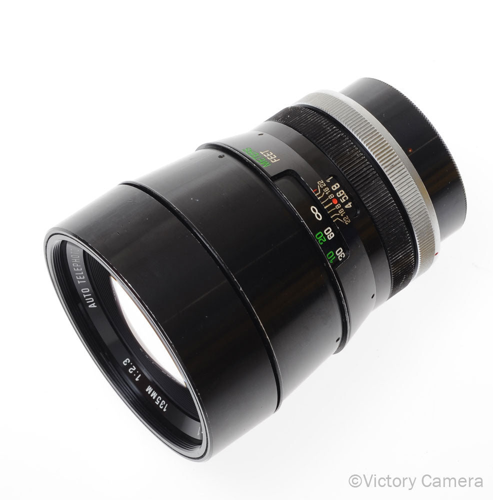Vivitar Series 1 135mm f2.3 FAST Telephoto Prime Lens for Canon FD [EXC] - Victory Camera