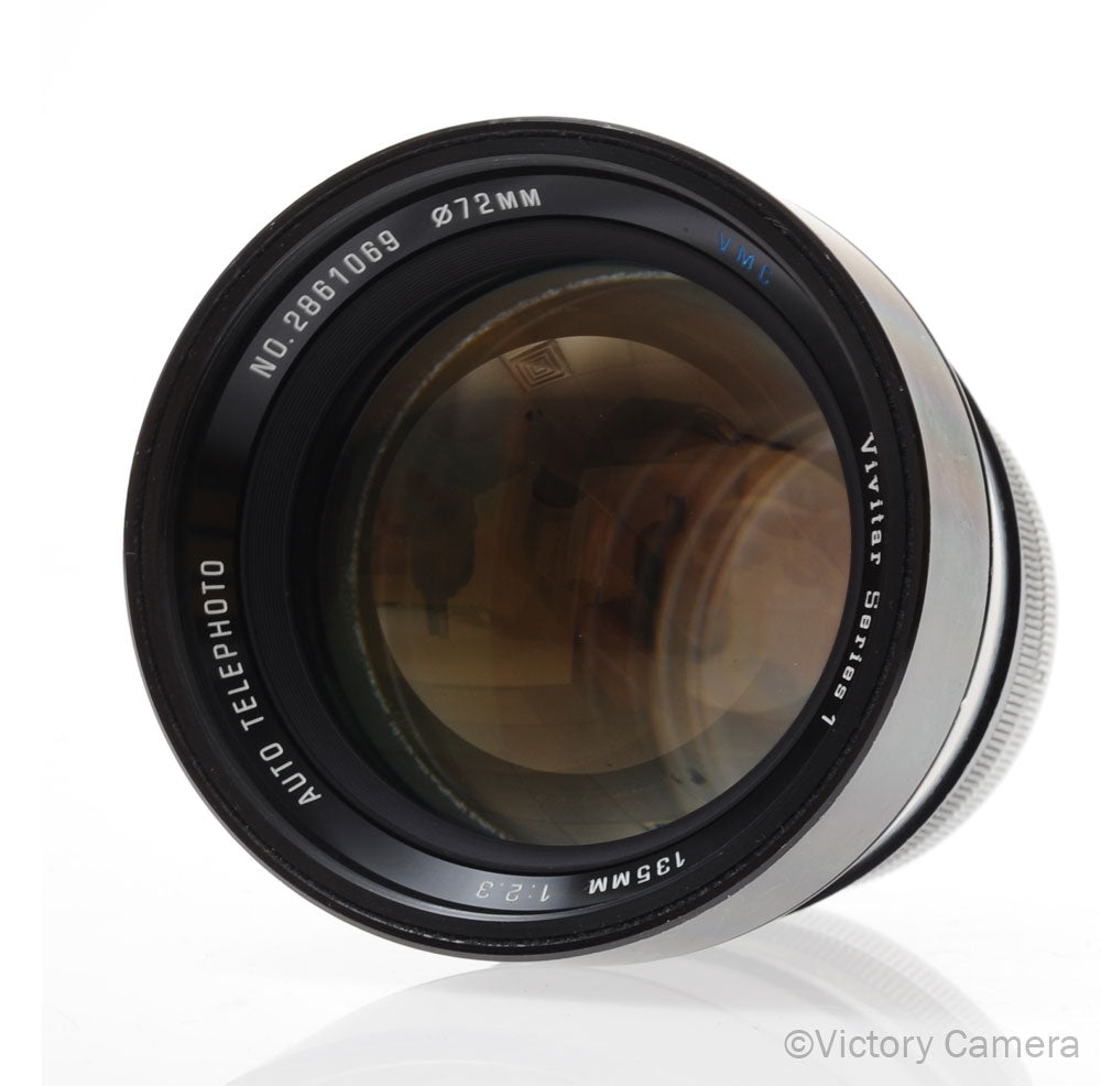Vivitar Series 1 135mm f2.3 FAST Telephoto Prime Lens for Canon FD [EXC] - Victory Camera