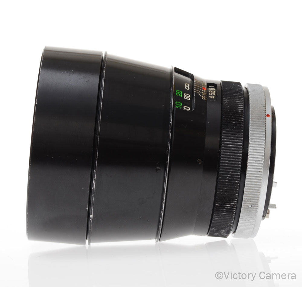 Vivitar Series 1 135mm f2.3 FAST Telephoto Prime Lens for Canon FD [EXC] - Victory Camera