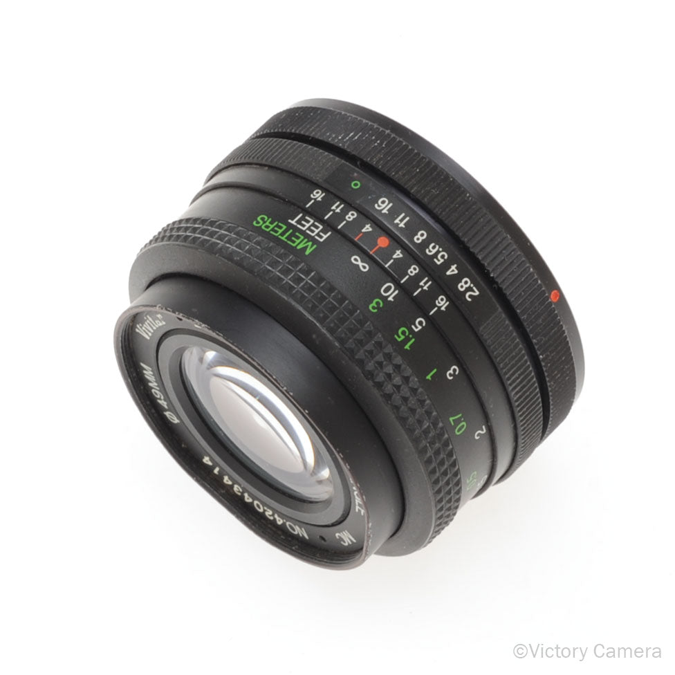 Vivitar 28mm f2.8 MC Wide Angle Lens Canon FD Mount [GOOD]
