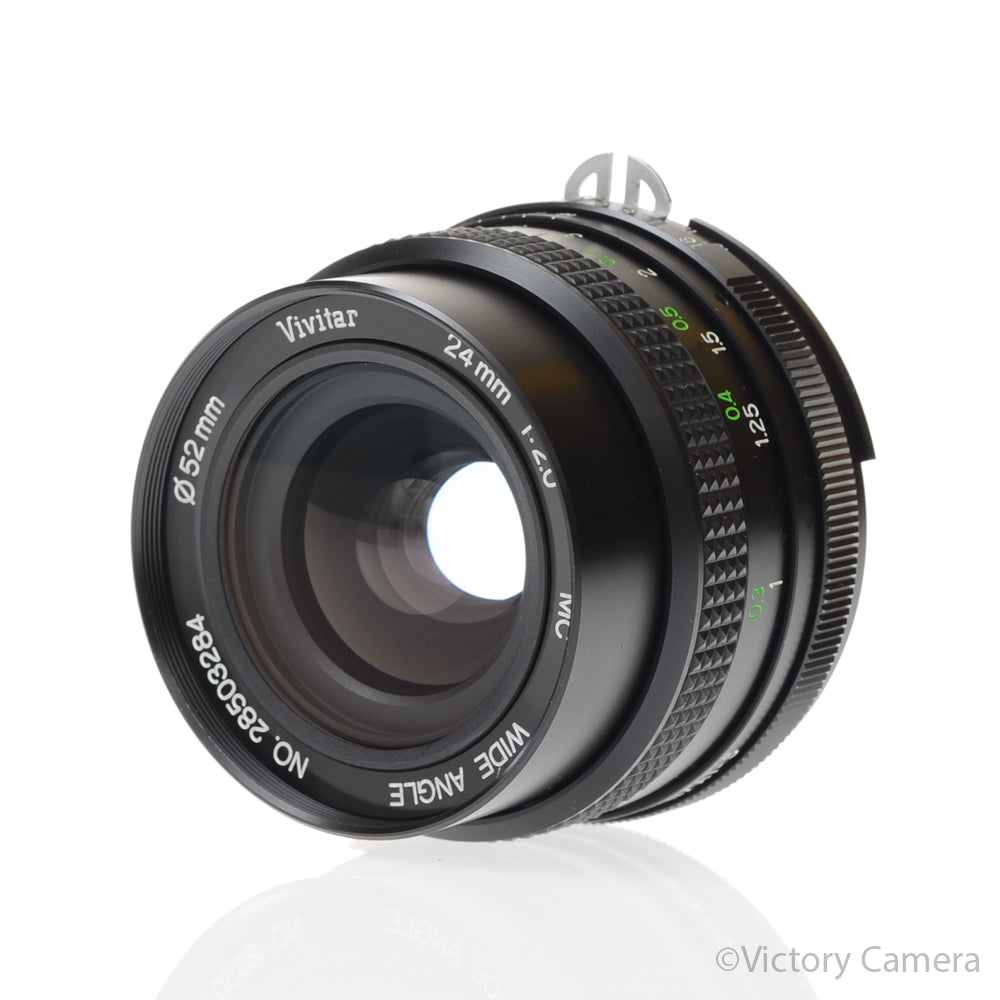 Vivitar 24mm f2.0 MC Wide Angle Lens for Nikon AI [EXC+] image 2