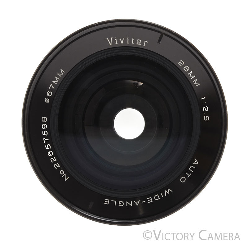 Vivitar 28mm f2.5 Wide Angle Lens for Canon FD [GOOD] - Victory Camera