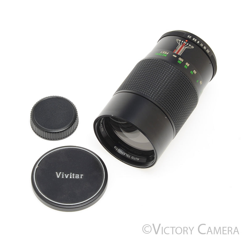 Vivitar 200mm f3.5 Telephoto Prime Lens for Pentax M42 Screw Mount [EXC+] - Victory Camera