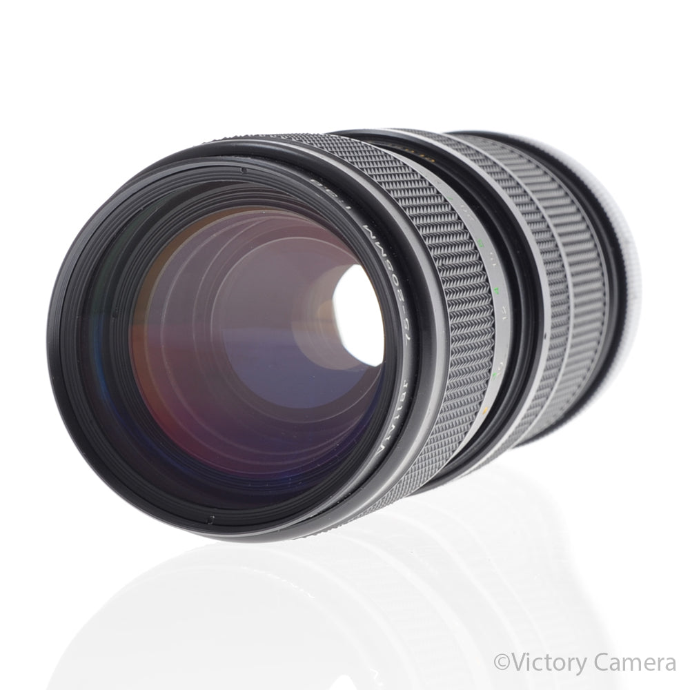 Vivitar 75-105mm f3.8 MC Macro Telephoto Zoom Lens for Canon FD [EXC] - Victory Camera
