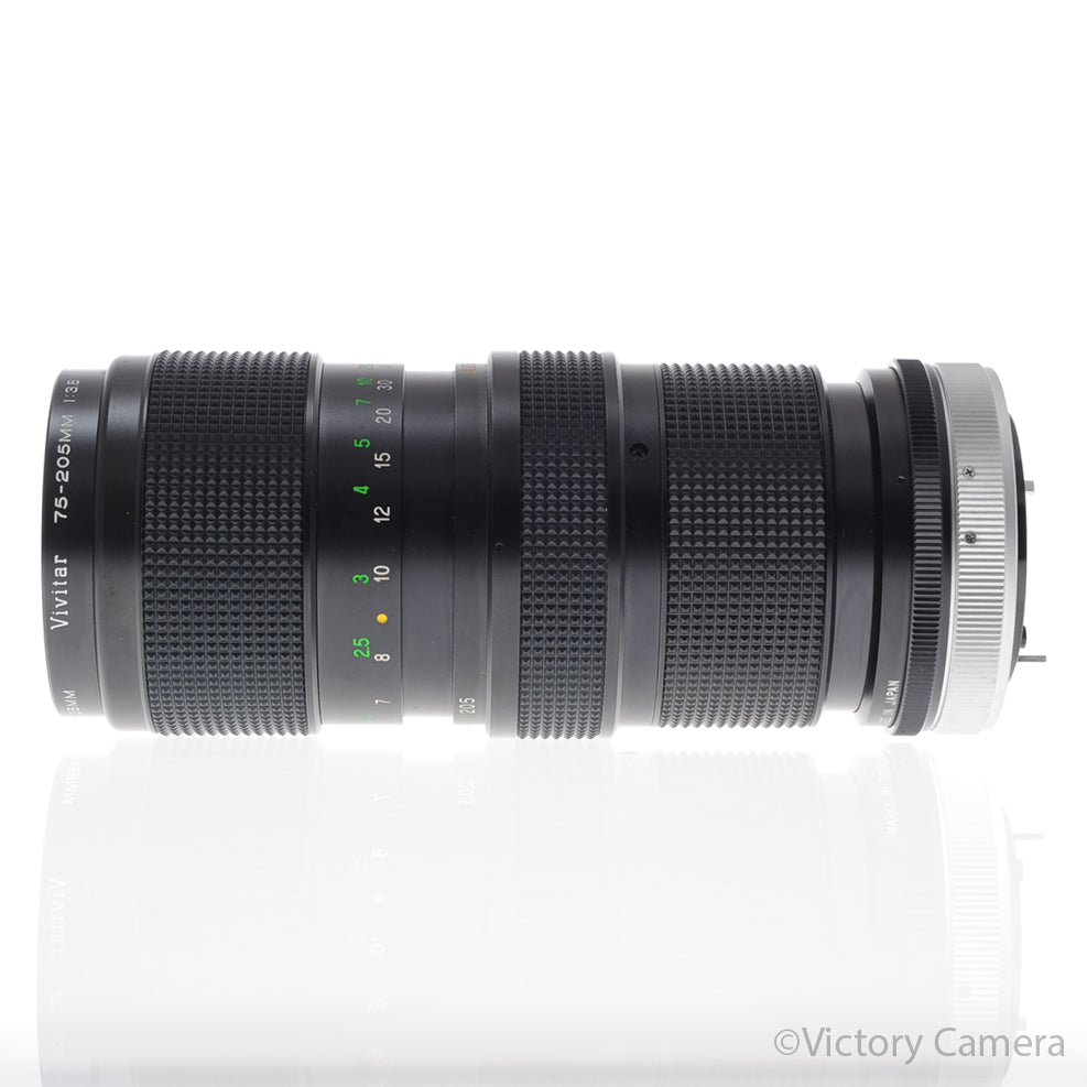 Vivitar 75-105mm f3.8 MC Macro Telephoto Zoom Lens for Canon FD [EXC] - Victory Camera