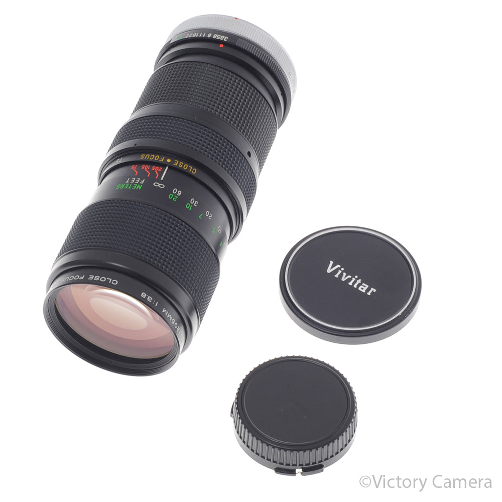 Vivitar 75-105mm f3.8 MC Macro Telephoto Zoom Lens for Canon FD [EXC] - Victory Camera