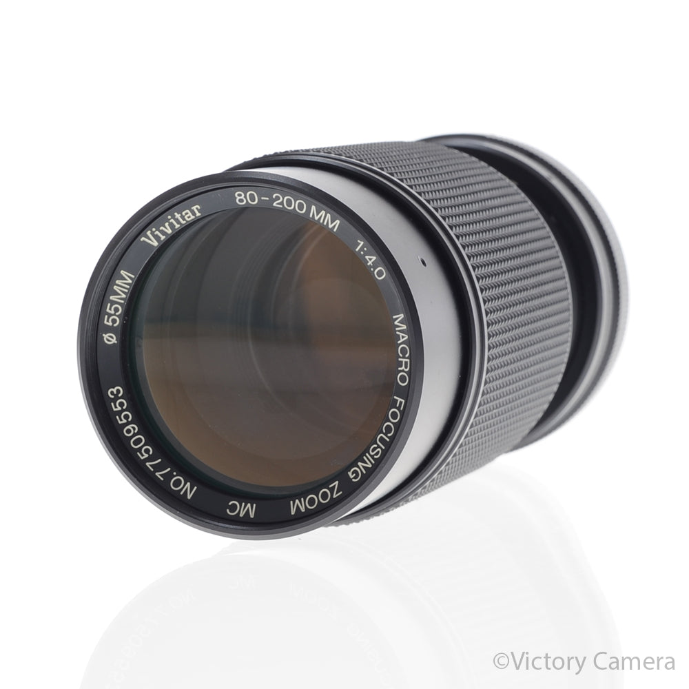 Vivitar MC 80-200mm f4 Macro Telephoto Lens for Minolta MD Mount [EXC+] image 2