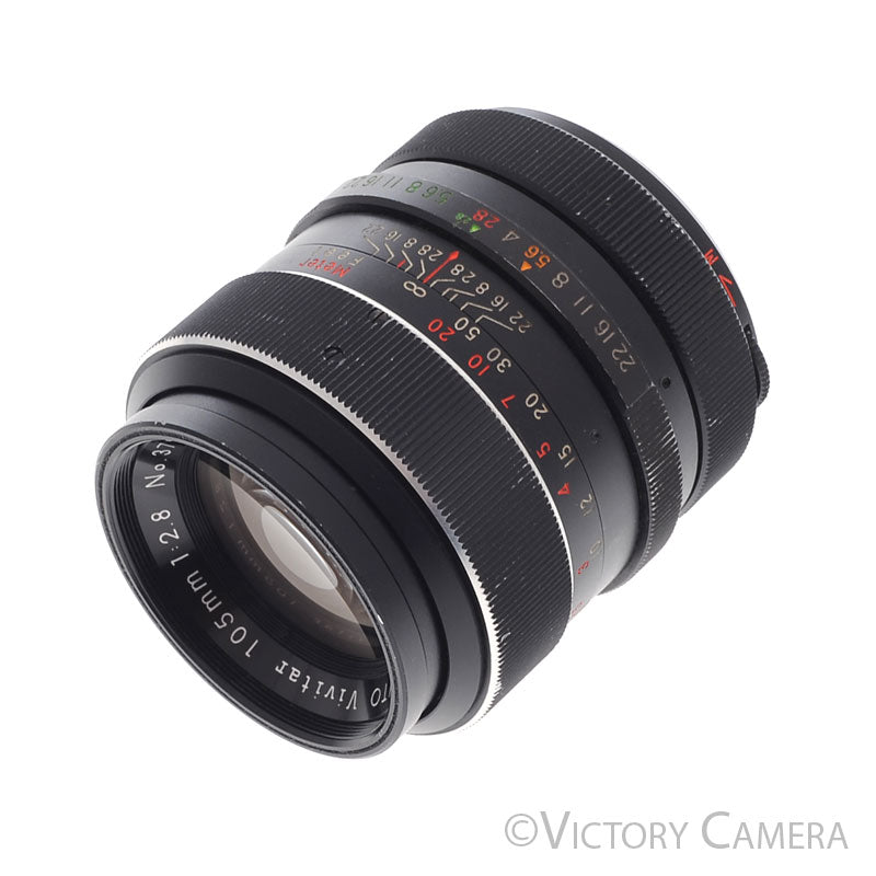 Auto Vivitar 105mm f2.8 Telephoto Lens for M42 Screw Mount  [EXC-] - Victory Camera