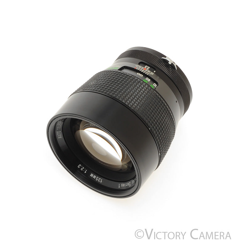 専用キャップ付レア？vivitar series1 135mm f2.3 M42 Vivitar Series 1 135mm f2.3 FAST Telephoto Prime Lens for Nikon Non-AI