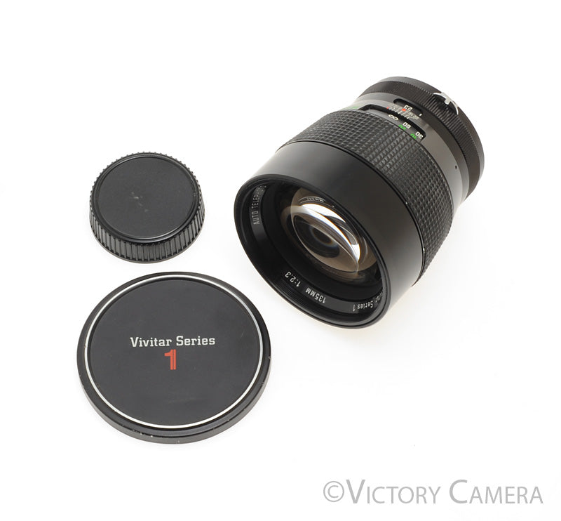 Vivitar Series 1 135mm f2.3 FAST Telephoto Prime Lens for Nikon Non-AI [EXC+] - Victory Camera