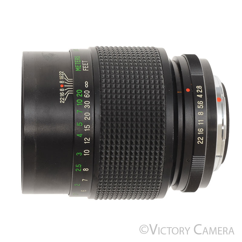 Vivitar 135mm f2.8 Telephoto Portrait Headshot Lens for Pentax K Mount [EXC] - Victory Camera
