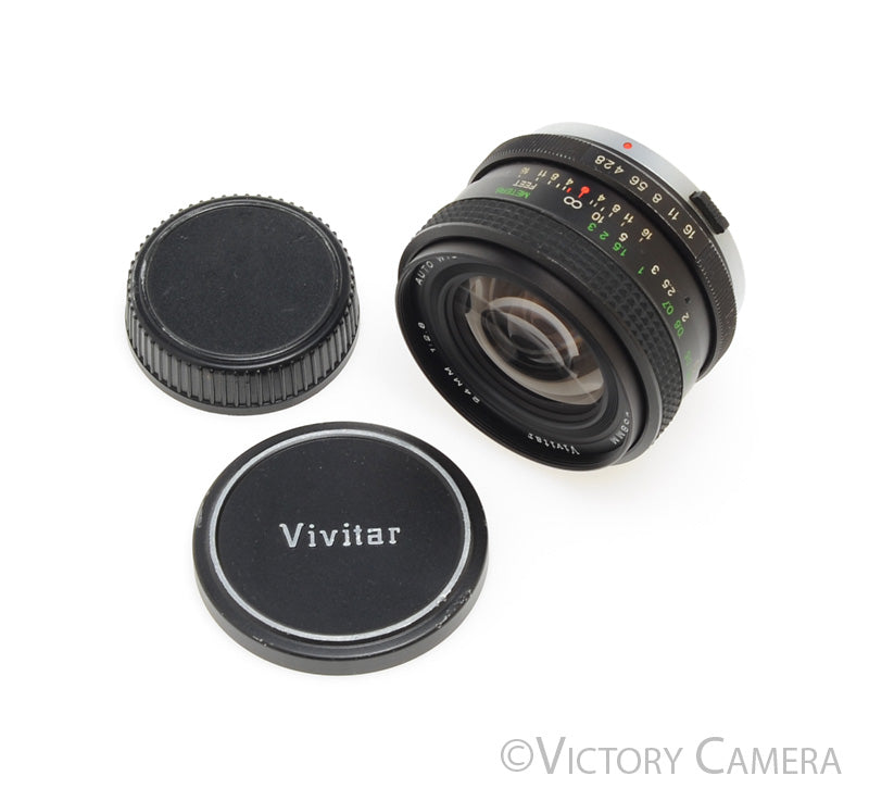 Vivitar 24mm f2.8 Wide Angle Lens for Olympus OM Mount [EXC] - Victory Camera