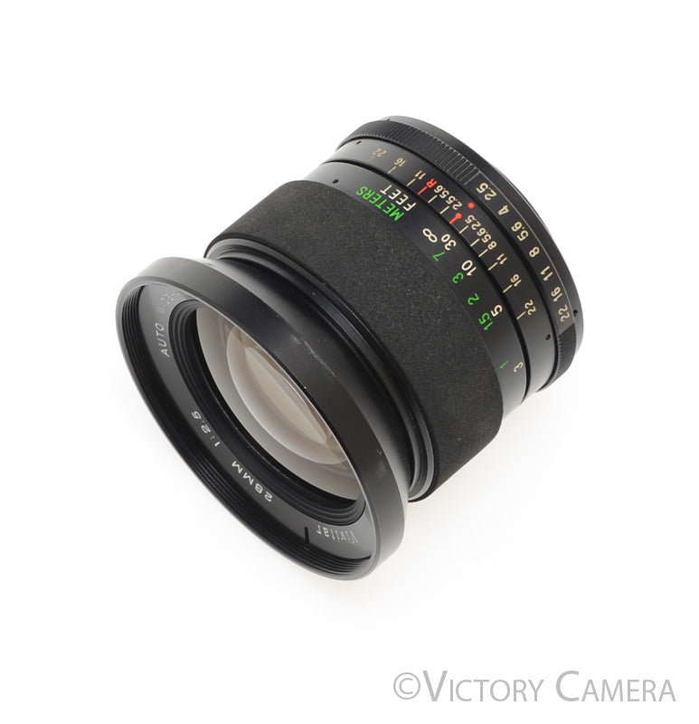 Vivitar 28mm F2.5 Auto Wide-Angle Prime Lens for M42 [EXC-] - Victory Camera