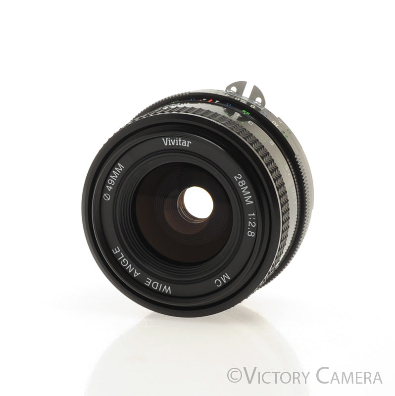 Vivitar 28mm f2.8 MC Wide Angle Lens for Nikon AI-S [EXC] - Victory Camera
