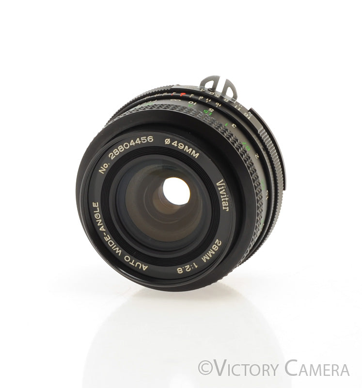 Vivitar 28mm f2.8 MC Wide Angle Lens Nikon AI Mount [EXC] - Victory Camera