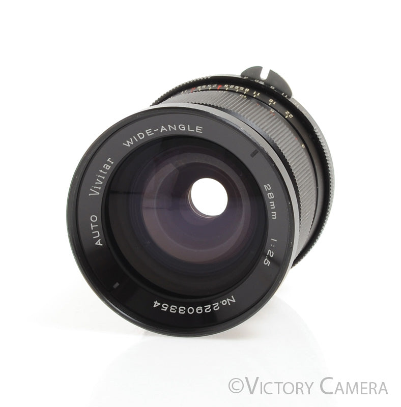 Vivitar 28mm F2.5 Auto Wide-Angle Prime Lens for Nikon Non-AI  [EXC] - Victory Camera
