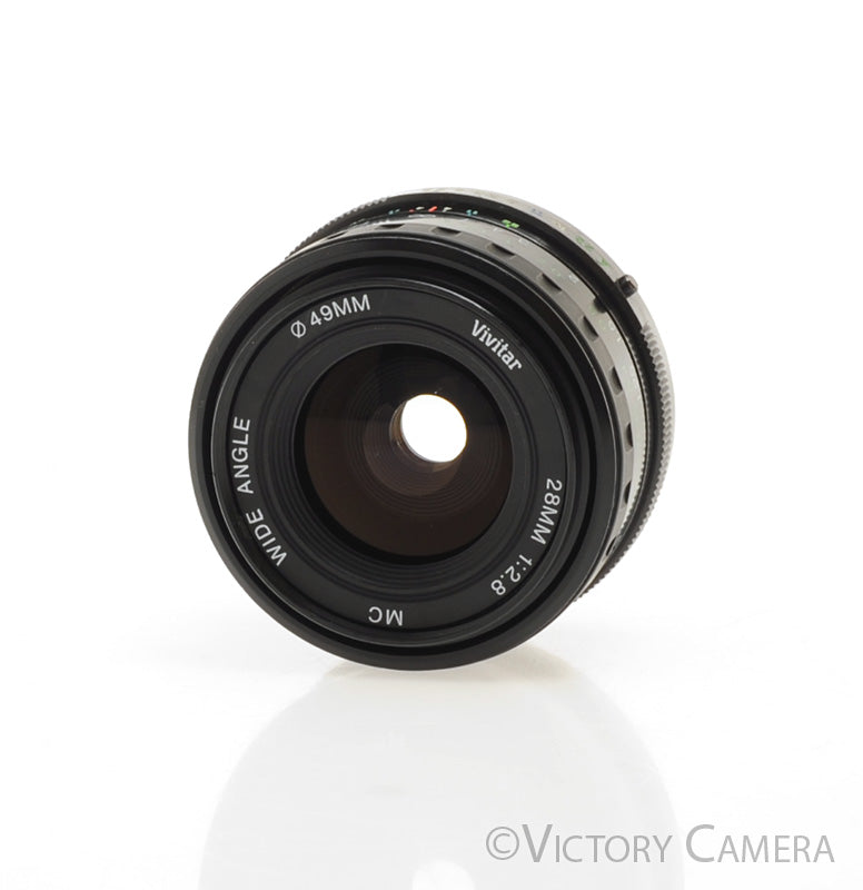 Vivitar 28mm f2.8 MC Wide Angle Lens For Pentax K Mount [EXC] - Victory Camera