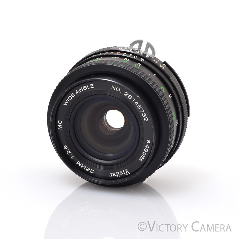 Vivitar 28mm f2.8 MC Wide Angle Lens  [EXC]