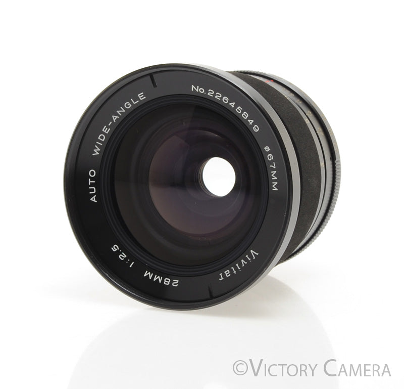 Vivitar 28mm F2.5 Auto Wide-Angle Prime Lens for M42 [EXC-] - Victory Camera