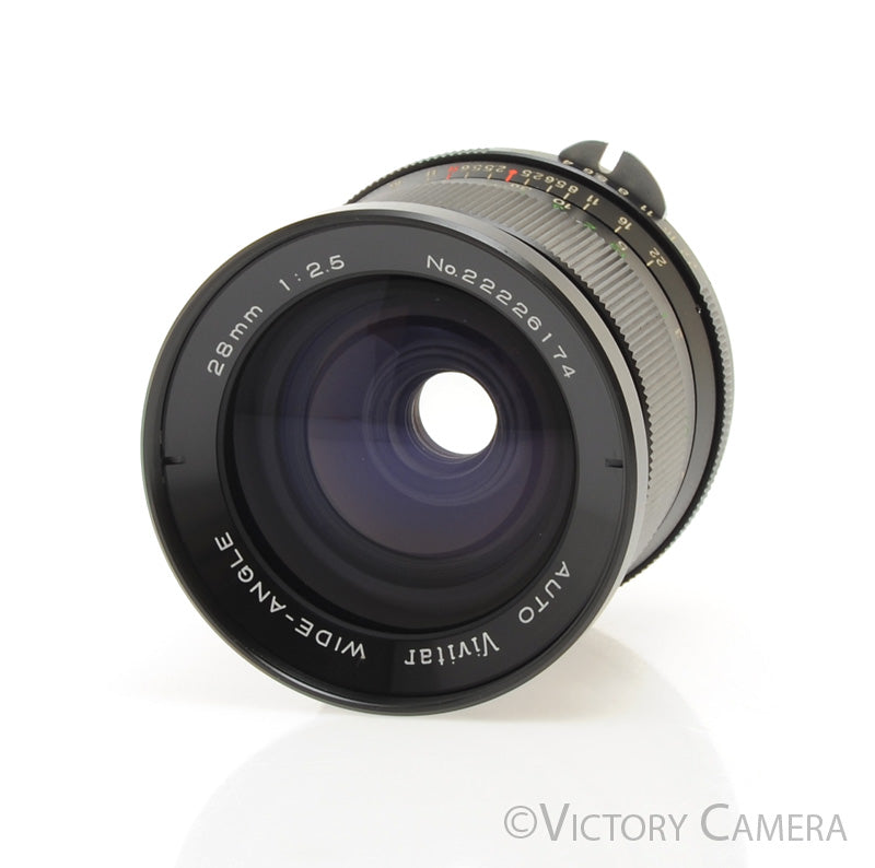 Vivitar 28mm F2.5 Auto Wide-Angle Prime Lens for Nikon Non-AI [EXC] - Victory Camera