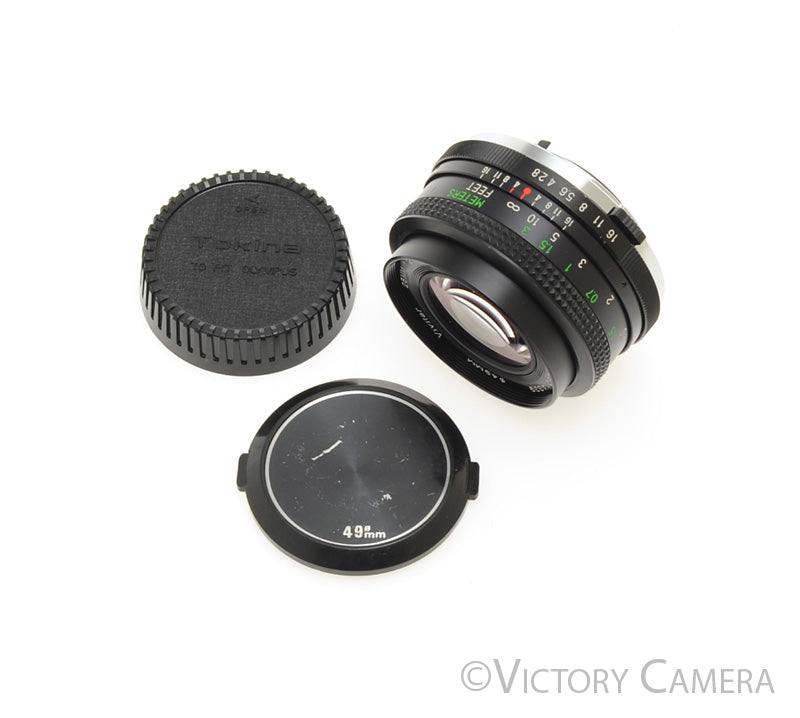 Vivitar 28mm f2.8 MC Wide Angle Lens for Olympus OM [EXC+] - Victory Camera