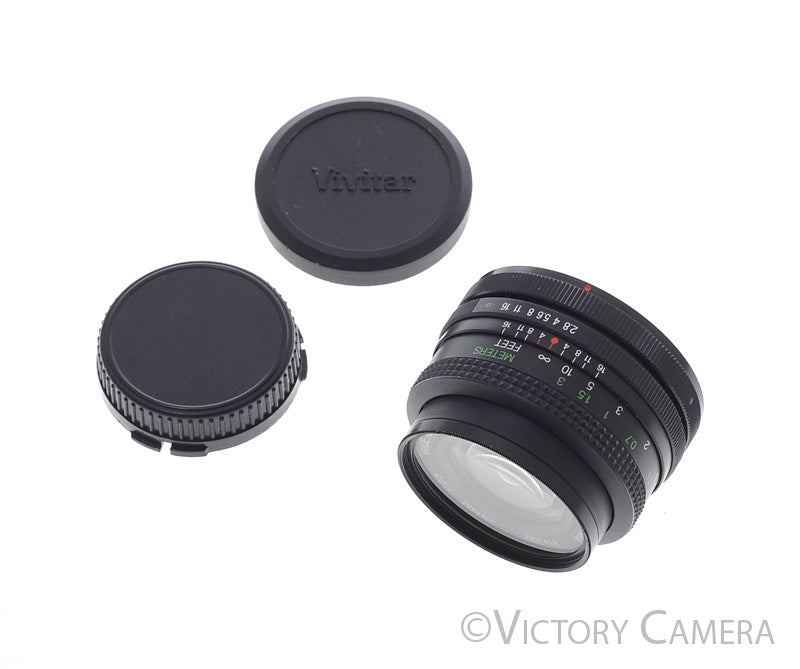 Vivitar 28mm f2.8 MC Wide Angle Lens Canon FD Mount  [EXC+] - Victory Camera