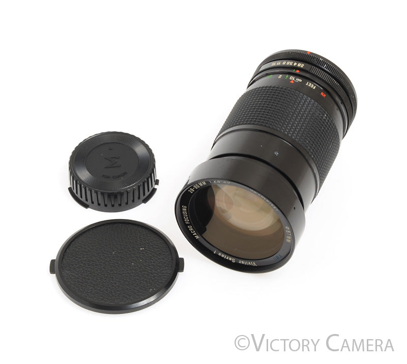 Vivitar Series 1 28-90mm f2.8-3.5 Macro Zoom Lens for Canon FD -Clean-